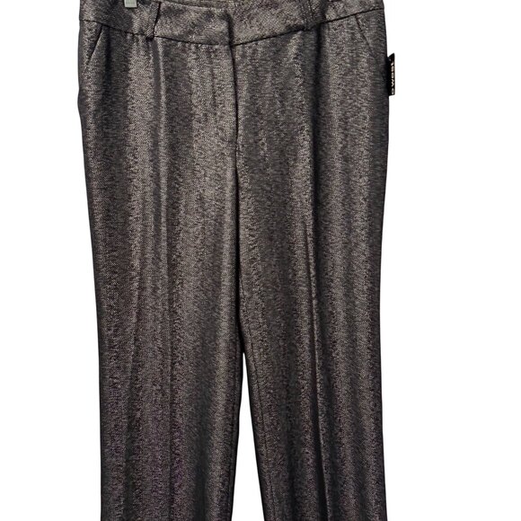 600 West Womens Size 12  Black Multi Wide-Leg Pants. NWT - Picture 9 of 12